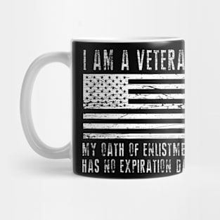 I Am A Veteran US Military Veterans Day Gifts For Dad Men Mug